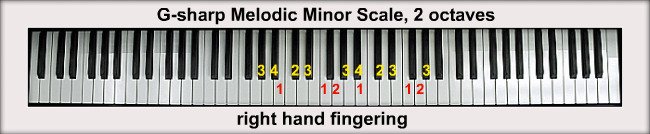 The G Sharp Minor Scales